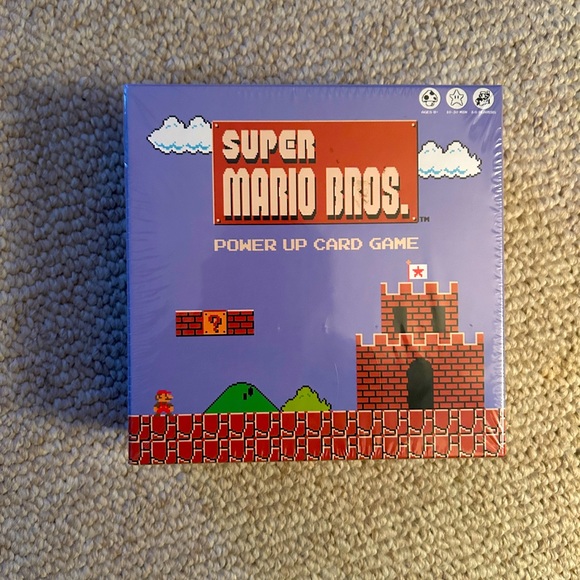 Super Mario Bros Power Up Card Game Factory Sealed - Picture 1 of 3